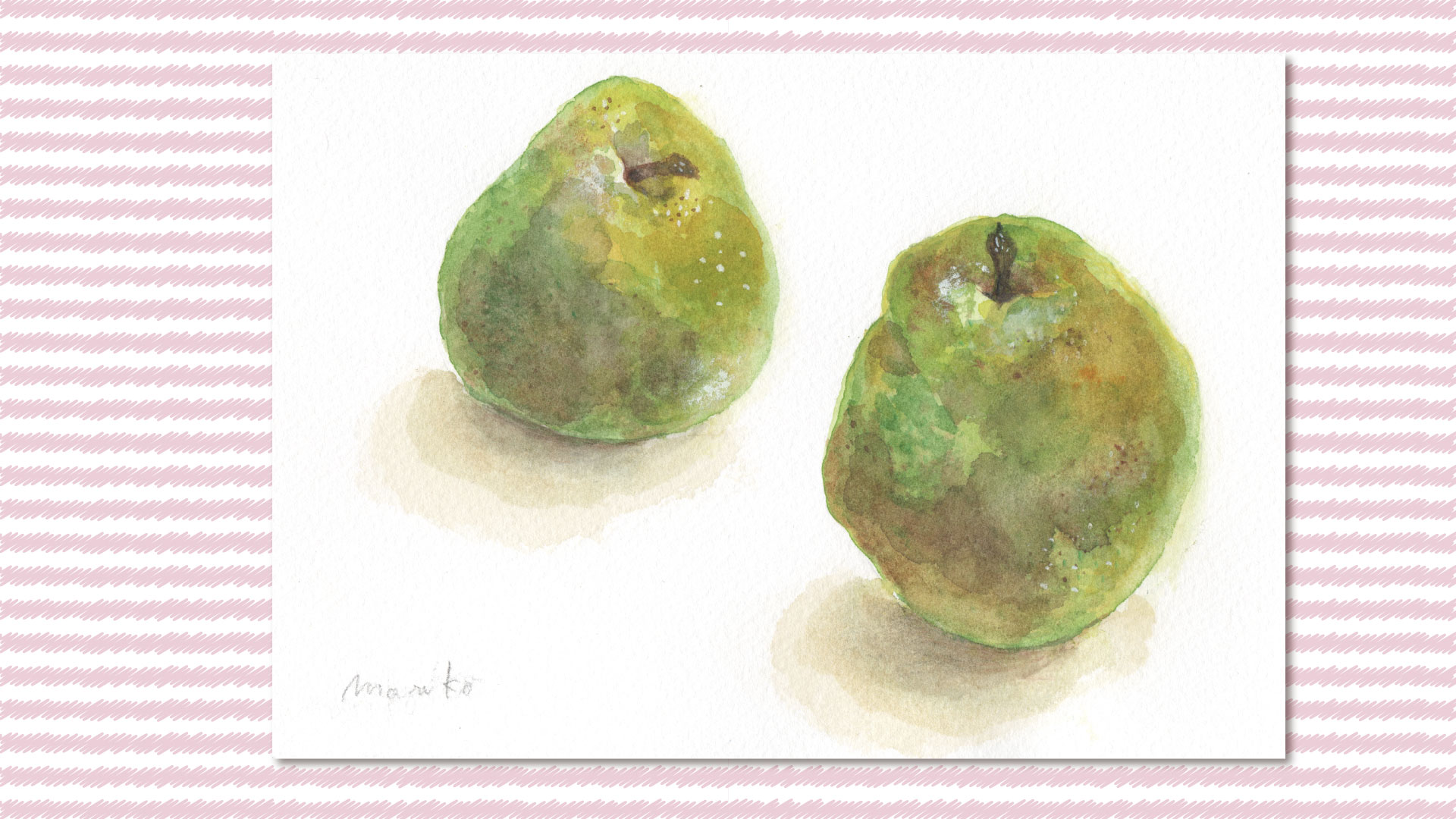 Pear Mariko Anno Illustration Gallery